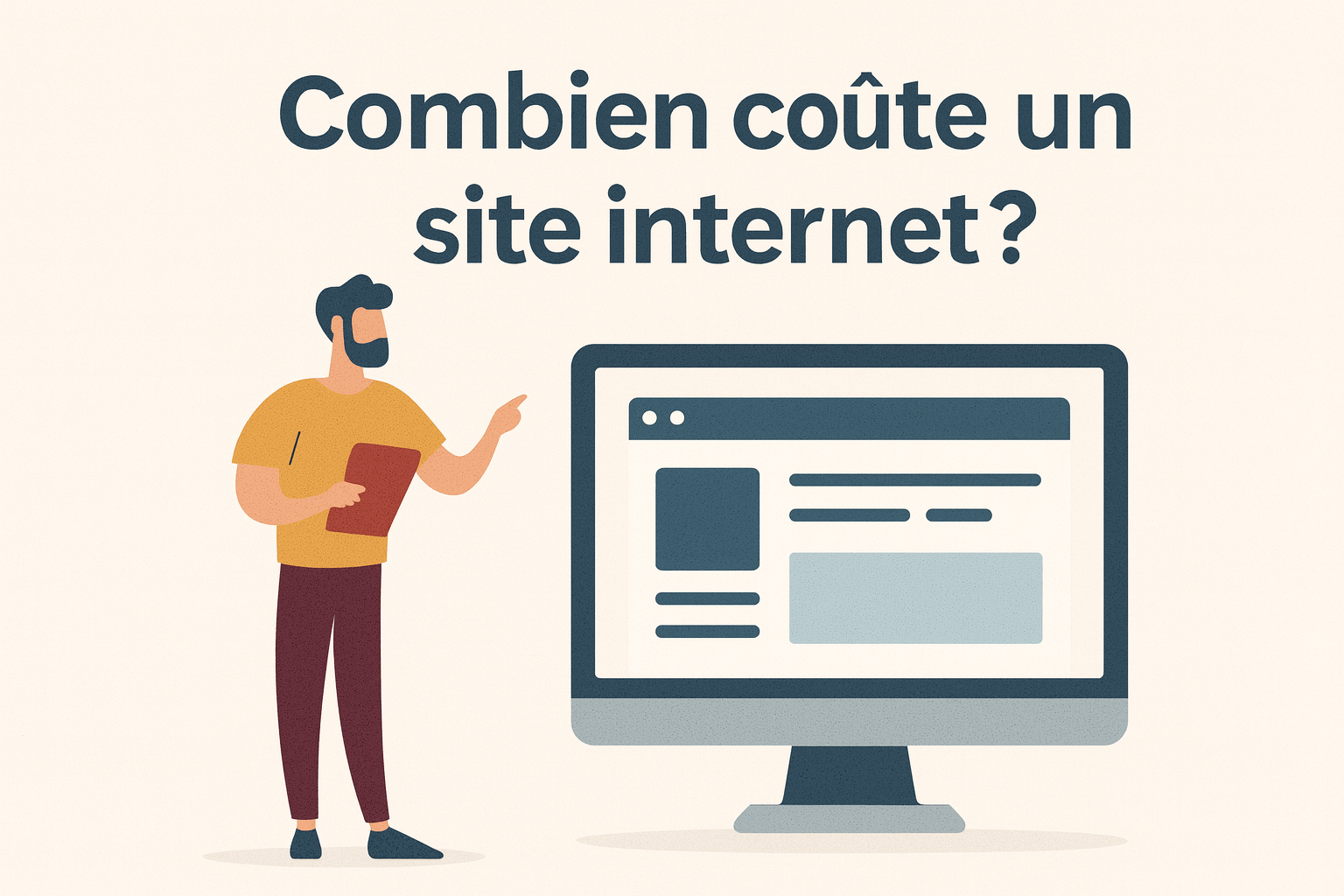 Quel est le vrai prix d’un site internet en 2025 ? (Spoiler : pas 300 €)